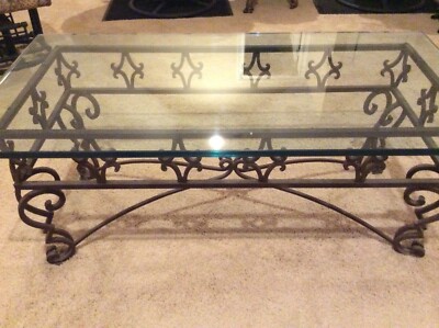 Vintage Iron Coffee Table | eBay