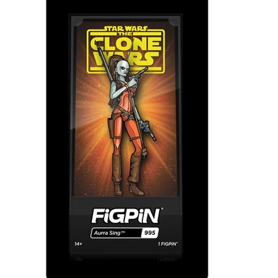 FiGPiN Aurra Sing (0995) Star Wars - The Clone Wars 3 Zoll Emaille Pin