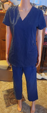 scrub sets women dickies size small shirt 28x27 pants 25x30