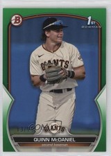 2023 Bowman Draft Green 13/99 Quinn McDaniel #BD-136 12yh