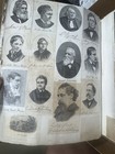Antique Victorian Scrapbook Album c1880 Die Cuts Prints Lithographs White Mtns — photo 7