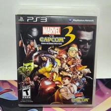 Marvel vs. Capcom 3 Fate of Two Worlds Sony PlayStation 3 Game Tested & Complete