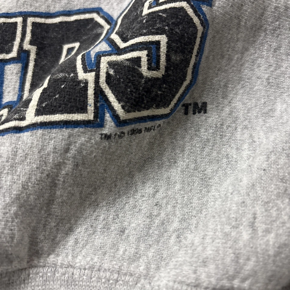 Sudadera deportiva Lee cuello redondo vintage años 90 1996 Carolina Panthers NFL talla L Foto 2 de 4