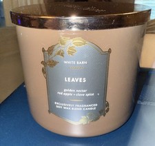 Bath  Body Works, White Barn,3-Wick,14.5 oz Candle Free Ship