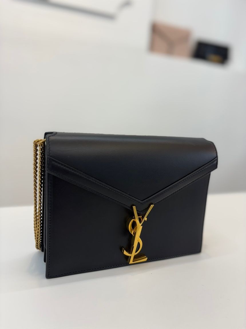 Borsa a tracolla Saint Laurent Cassandra nera 5327500SX2W 123525035