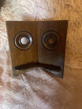 VINTAGE SMALL WOODEN FREESTANDING BOOK STAND 
