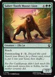 Saber-Tooth Moose-Lion 194/447 Avatar: The Last Airbender Foil