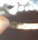 925 STERLING SILVER Filigree Aquamarine  & CZ RING Size 7 — photo 5