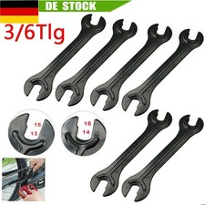 3/6x Fahrrad Doppelkonus Schl&uuml;ssel-Set Konusschl&uuml;ssel 13/14/15/16mm Werkzeug DE