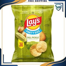Lays Dill Pickle Flavored Potato Chips, Party...