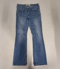 Ariat Real Entwined Bootcut Jeans Women 28S Blue Denim Mid Rise Stretch P3