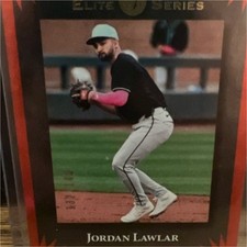 Panini Donruss Elite Series Jordan Lawlar #3 Red Ice /149 Arizona Diamondbacks