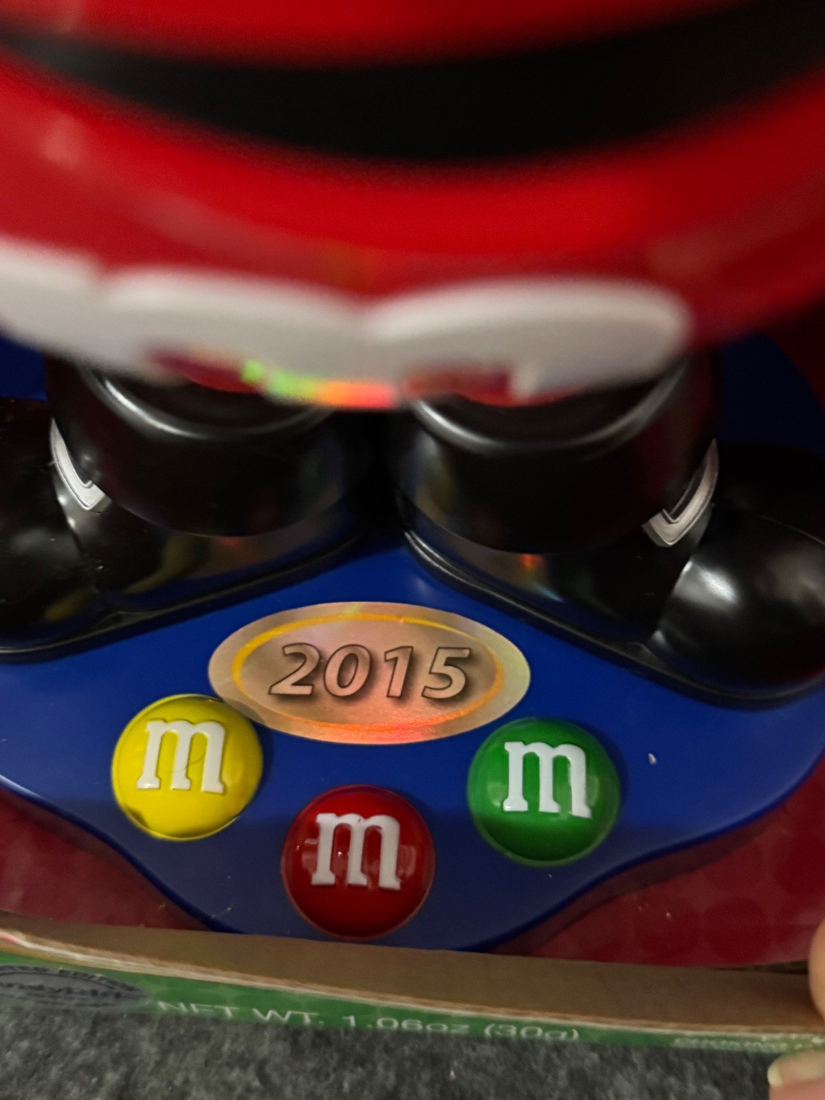 *NIB* M&Ms Christmas RED M&M Character Candy Dispenser 2015 Limited Edition