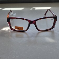 New Burgundy Clear Glasses