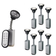 Rasha Bullet Pin Spot Pack of 8  10W LED with 3   15  Zoom