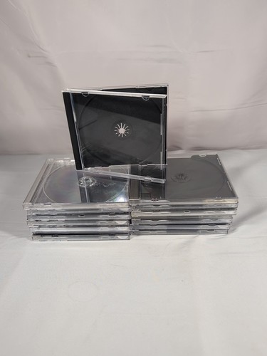 Lot of 20 Empty CD DVD Jewel Cases Standard Size Good Condition