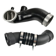 Black Cold-side Intercooler Pipe Turbo Inlet Kit For 2006-10 Chevygmc Duramax