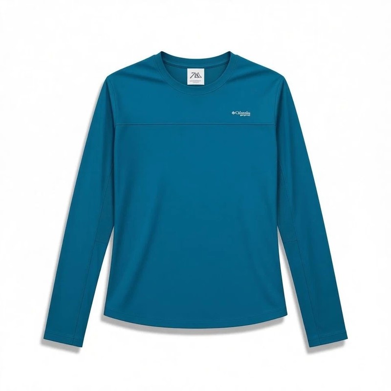 Columbia PFG Long Sleeve Omni-Shade Women's Turquoise UPF 50 size XS Sun shirt