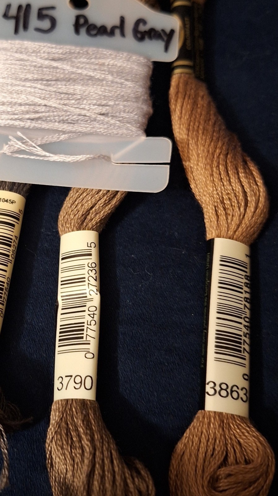 Floss 415, 3790, 3863