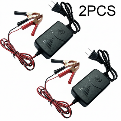 #ad 2PC 12V Car Battery Charger Maintainer Trickle RV For Truck Motorcycle ATV Auto $9.99