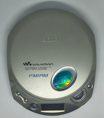 Sony Walkman CD Player D-F200 FM/AM ESPMAX Portable CD-R/RW Tested Working