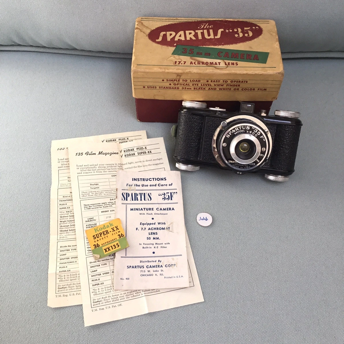 Spartus Vintage 35mm Camera for sale - eBay