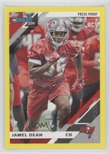 2019 Panini Donruss Rookies Press Proof Yellow Jamel Dean #285 0q5