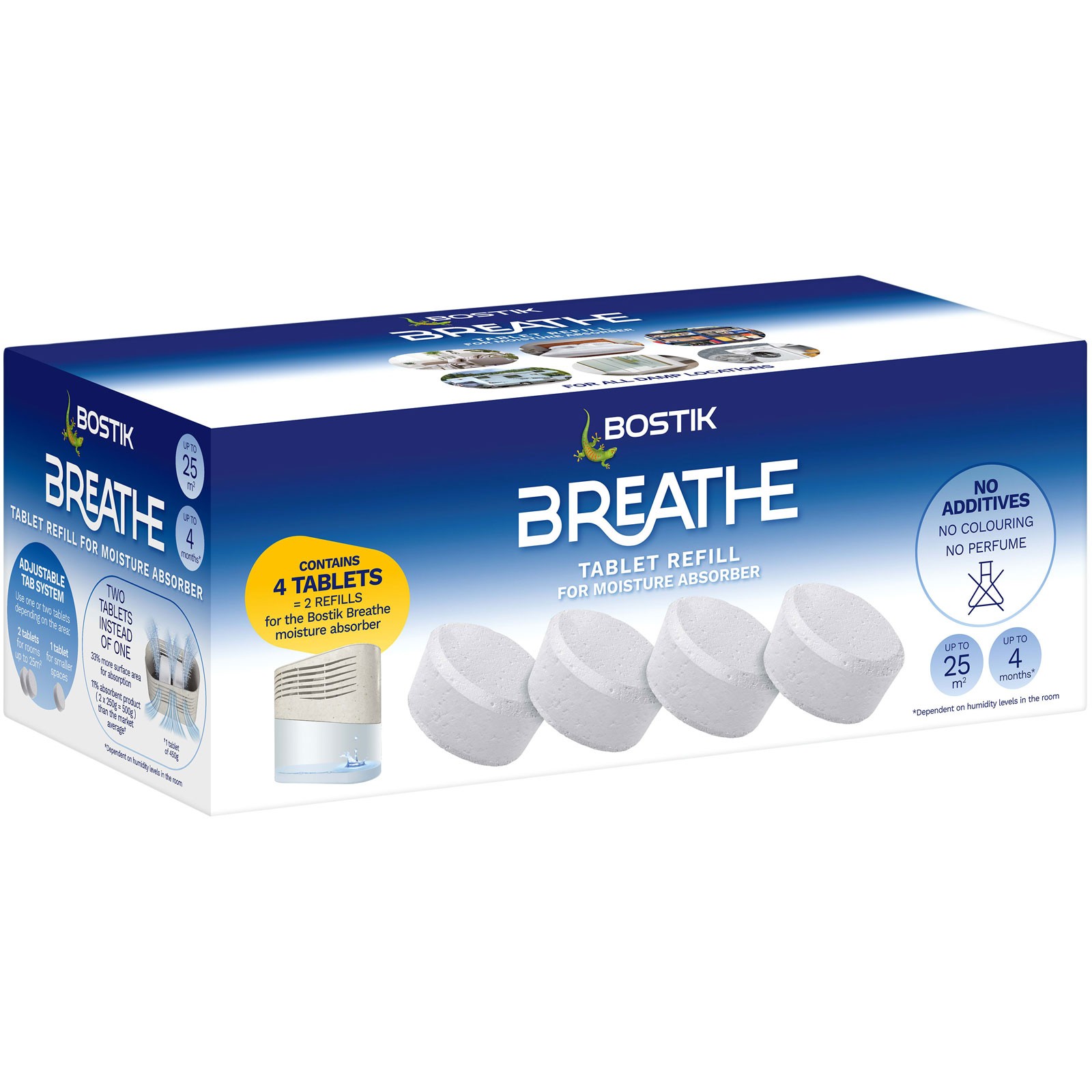 Bostik Breathe Refill Tabs (Pack 4)