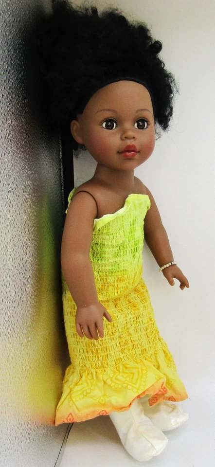 Madame Alexander 2009 18" African American Dolled with Dress/Shoes and Bracelet. - Image 3 of 4