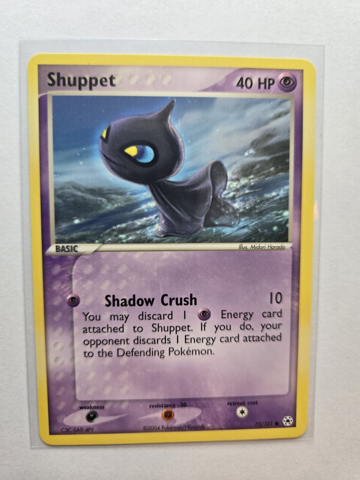 Pokemon TCG Hidden Legends Shuppet 72/101 Pokémon Vintage 2004 NM AA58