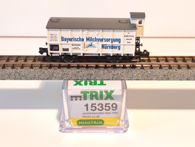 K. BAY MILK REFRIGERATED WAGON. EP, I PROFI-CLUB 2009 MINITRIX 15359 (G442)