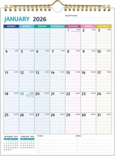 2026–2027 Wall Calendar Use Now to Jun 2027 Small Monthly Planner 8.5x11
