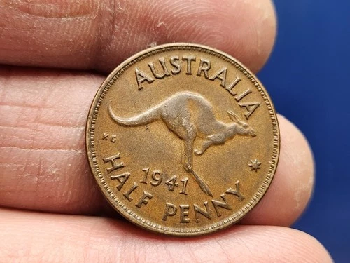 1941 Australia Half Penny — photo from the most recent tracked eBay sale