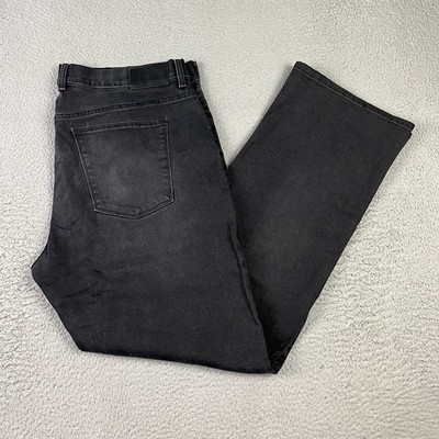 Mott & Bow Denim Jeans Mens 40x32 Black Cotton Stretch Straight Leg