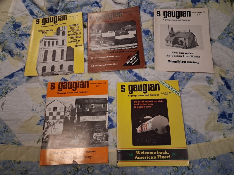 S GAUGIAN Magazines~Lot of 5 1978 1979 With Souvenir Edition AF Returns