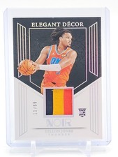 DILLON JONES 2024-25 NOIR ROOKIE ELEGANT DECOR PATCH /99 #EDR-DIL THUNDER Q3178