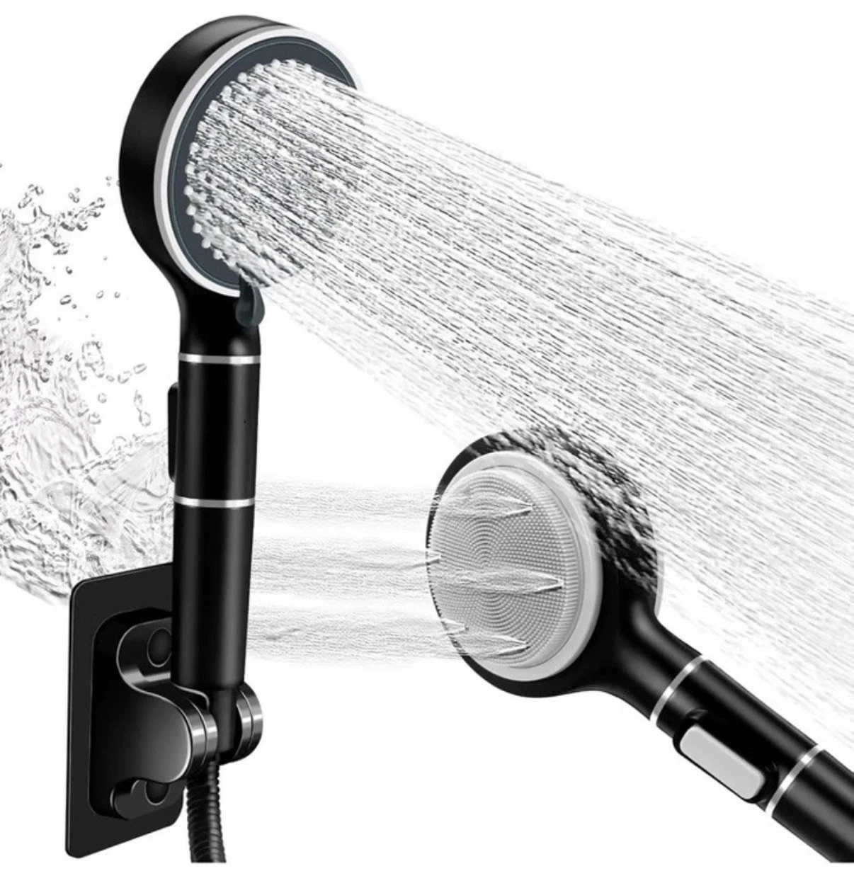 High Pressure Shower Head W/ Handheld Shower Head 6 Mode No Tool