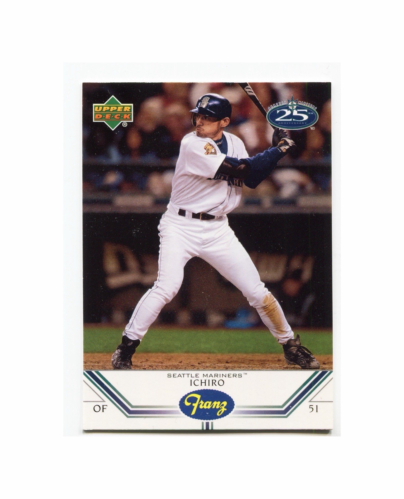 2002 Upper Deck Franz Ichiro Suzuki #1 Seattle Mariners HOF