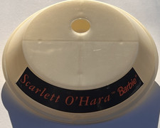 VTG Mattel Barbie Doll Display Replacement Stand Base Scarlett O'Hara Barbie -Bl