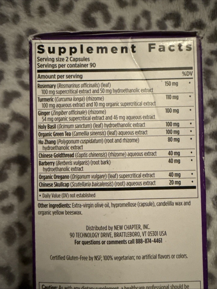 Alivio del dolor a base de hierbas Zyflamend 180 unidades nuevo en caja. ¡Oferta! ¡Precio con descuento! Foto 4 de 4