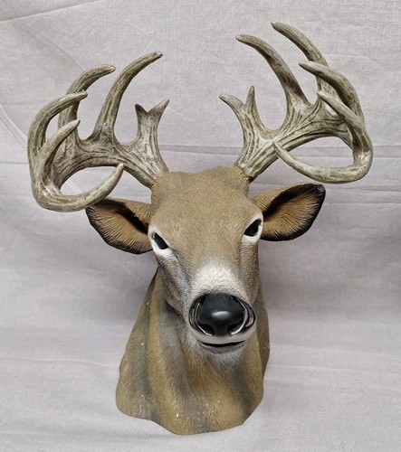 Deer Bookends Bucks With Antlers Set Of 2 Heavy Duty 9in Tall - Picture 2 of 11