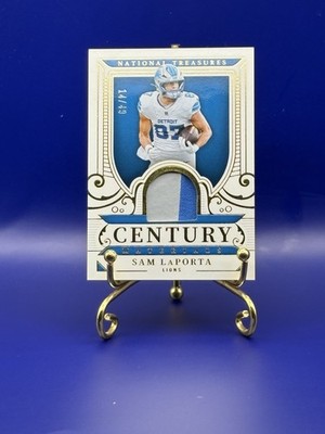 2025 National Treasure Sam LaPorta Patch CM-SLP 14/49 Lions