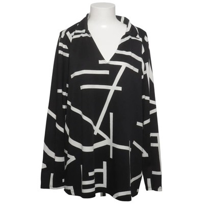Ever.me, Bluse, Größe: XXL, Schwarz/Weiß, Elasthan/Polyester, Print, Damen #1Tl