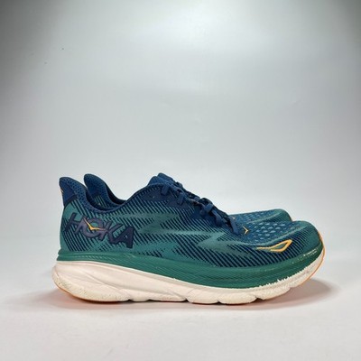 HOKA One One Clifton 9 Midnight Oceanic Running Shoes 1127895 MCN Men's Sz 10.5D