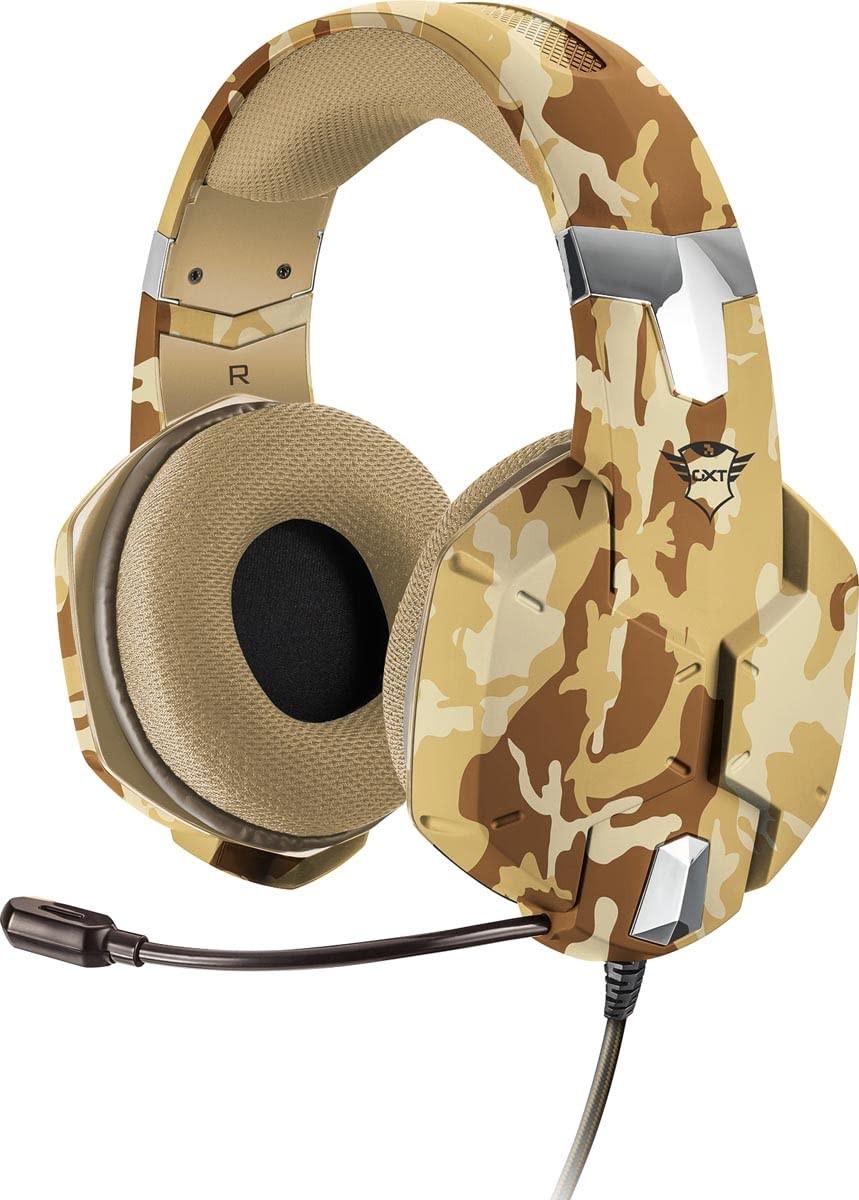 Casque gamer GXT 322D Carus Trust filaire avec micro gaming pour PC et consoles de jeux