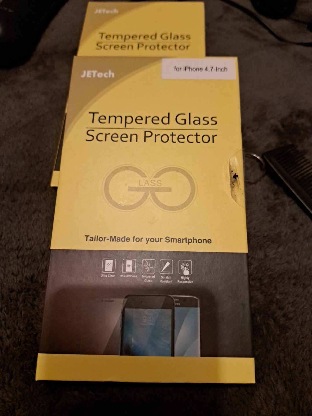 JETech Screen Protector for iPhone 8/7 4.7-Inch Tempered Glass 2-Pack