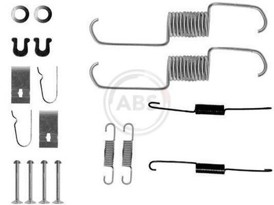 A.B.S. Zubehörsatz Bremsbacken 0743Q für SUZUKI HONDA RD FD CR SN CARRY JIMNY CB