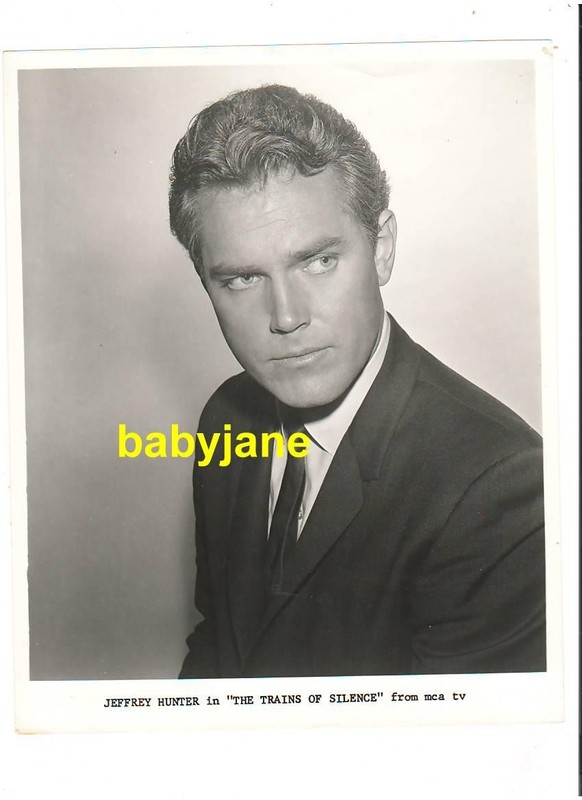 JEFFREY HUNTER ORIGINAL 8X10 PHOTO HANDSOME PORTRAIT 1965 TV'S KRAFT THEATER