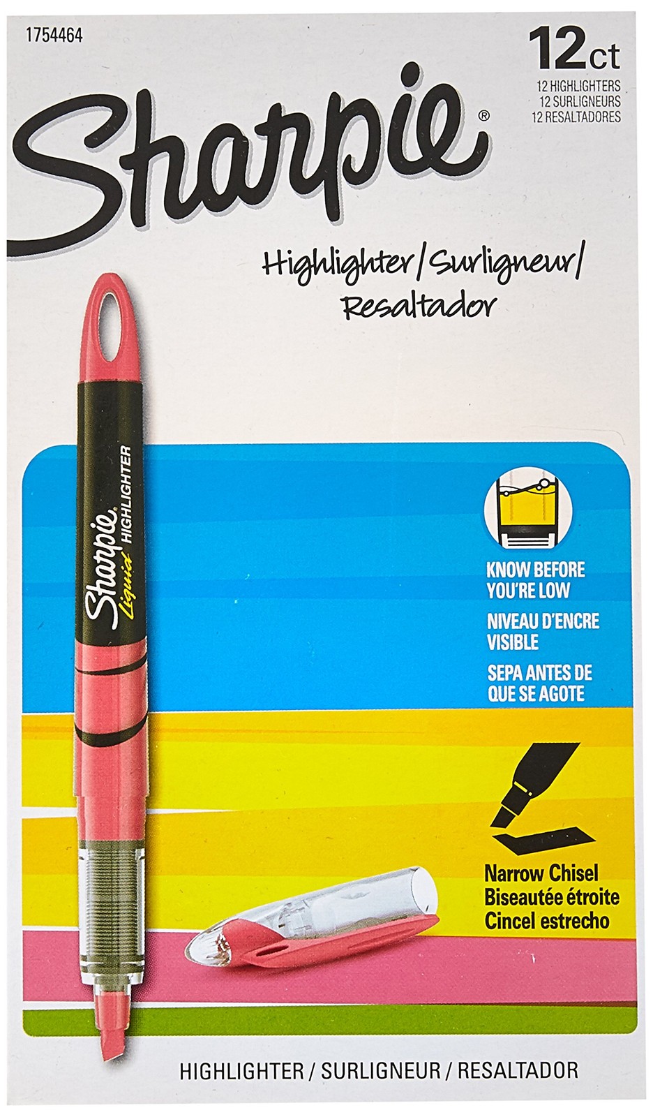 S 12 Pack Chisel Tip Marking Pens