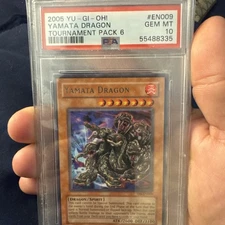 YUGIOH PSA 10 2005 Yamata Dragon EN009 Rare POP 6